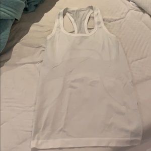 Lululemon white tank